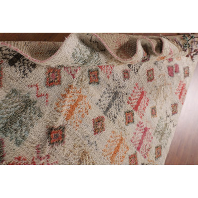 Tribal Moroccan Oriental Area Rug 5x9