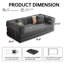 Canapé-lit modulaire convertible 2-en-1 avec matelas en mousse à mémoire de forme - aucun assemblage requis, canapé-lit peu encombrant pour salon, chambre à coucher, studio-709078212