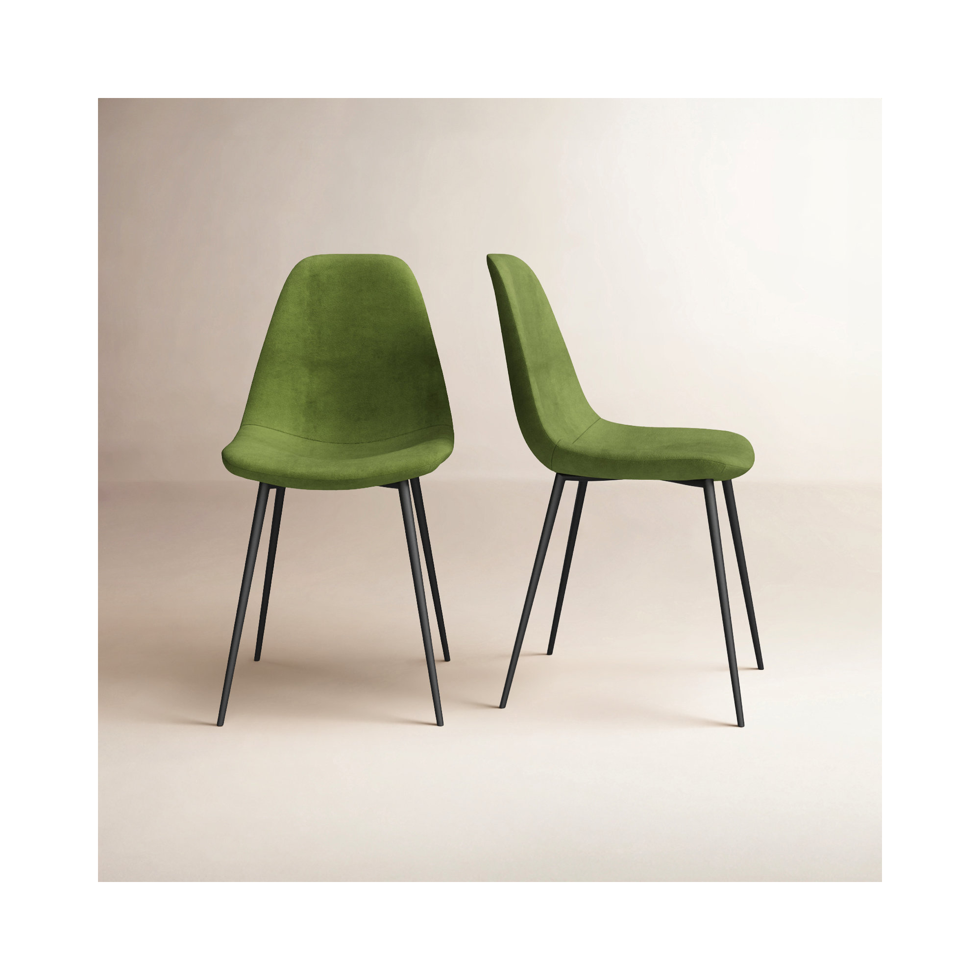 Kody Performance Velvet Dining Chair, Bella Forest Performance Velvet
