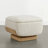 Modern Swivel Accent Chair with Ottoman-Chenille-122566636