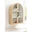 Armoire arquée en bois pour rangement mural-818859947