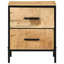 40cm W Solid Wood Bedside Table