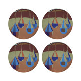 Ornaments Pebble 16" Vinyl Placemat
