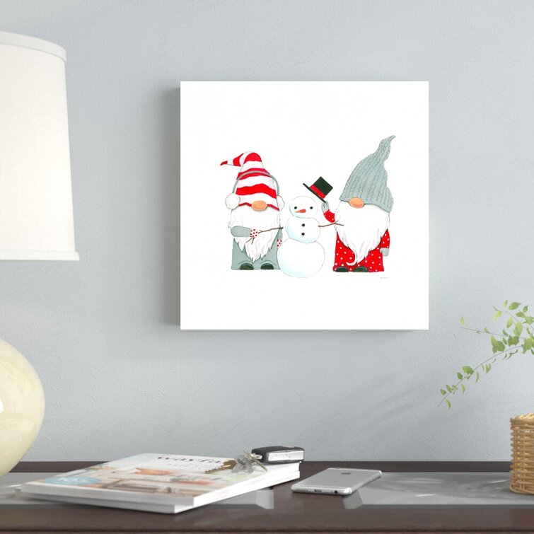 Cute Kitchen Gnomes print by Lisa Audit