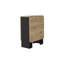 Table de salle à manger rectangulaire pliable en noir et brun - Économisez de l'espace, utilisation polyvalente, bureau pliable supporté compact de 22 lb pour les petits espaces, rectangulaire, stable, support-1094493855