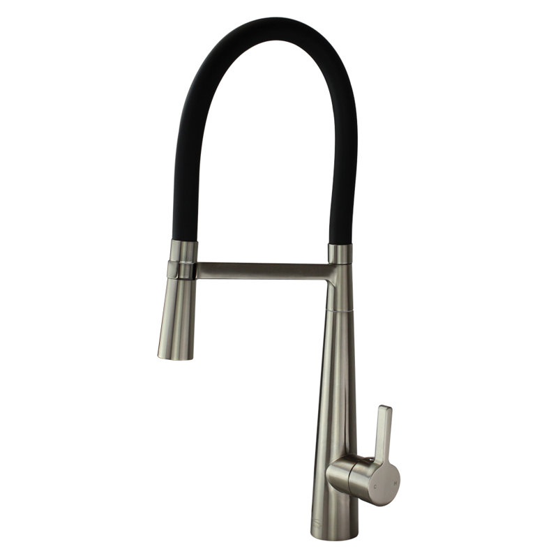 Transolid Bell'arte Pull Down Kitchen Faucet, Luxe Stainless