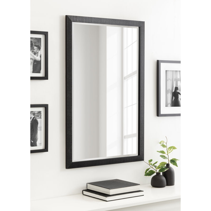 Miroir mural pour salle de bain Farhi, Noir, 24 po x 36 po