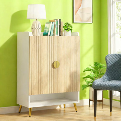 Armoire à chaussures en bois à 7 niveaux