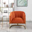 Fauteuil demi-tonneau rembourré l 30 po Romy-1159302594