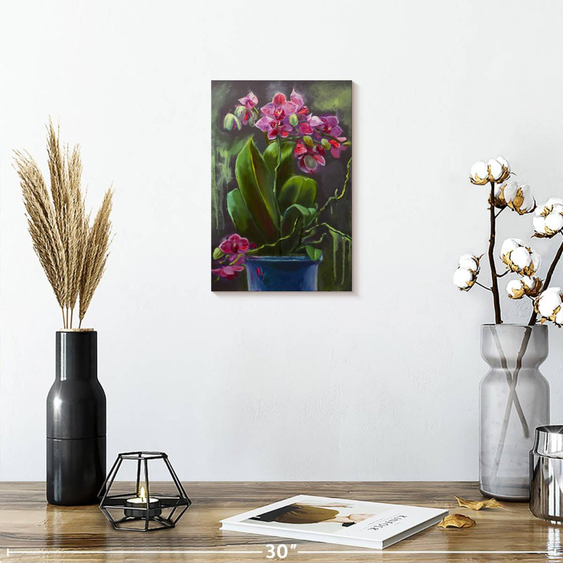 Orchidée Harnek, H 12 po x l 8 po