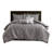 7 PCS Queen Comforter Set Grey-130217763