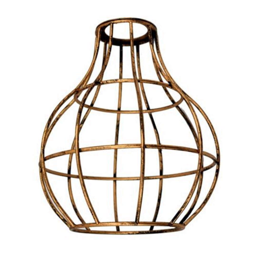 50.8cm H Metal Novelty Lamp Shade ( Uno ) in Brushed Copper