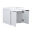 Ensemble de meuble-lavabo double 59,62 po avec plateau en céramique Eaffaldano