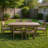 7-Piece HDPE Outdoor Dining Set For 6 – Weather-Resistant Patio Table With Umbrella Hole And 6 Armrest Chairs, Durable Garden Furniture For Backyard, Lawn, Deck, Or Poolside-1387743340-1387743339