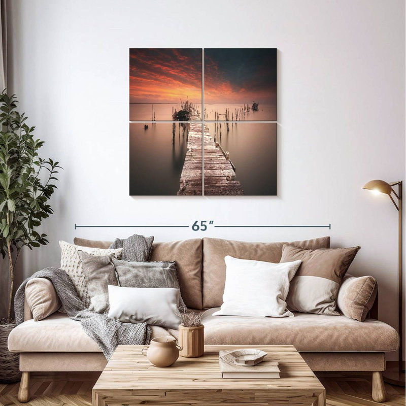Aletra Sunset At Comporta Dock, 38" H x 38" W