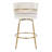  Sone 26" Velvet Fixed-Height Counter Stools with Round Footrest-89129275-89678224