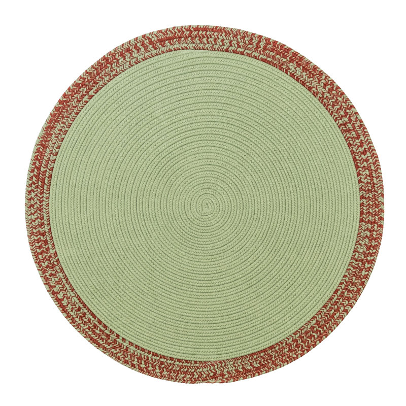 Tapis rond réversible de Noël Gruentker, Rond 2 pi 11 po