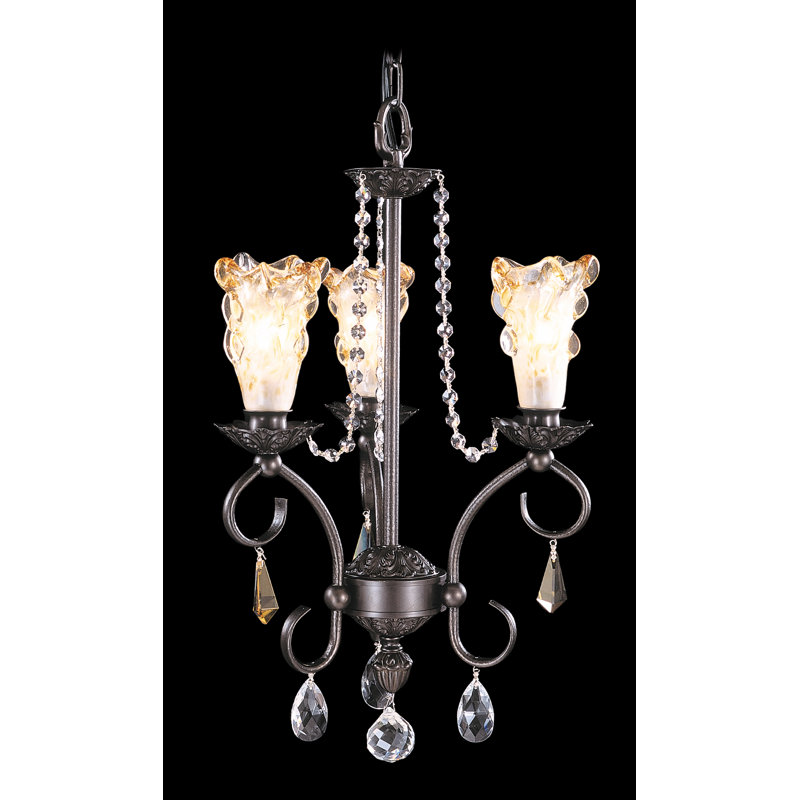 Lustre classique/traditionnel ombré 3 lumières Montville