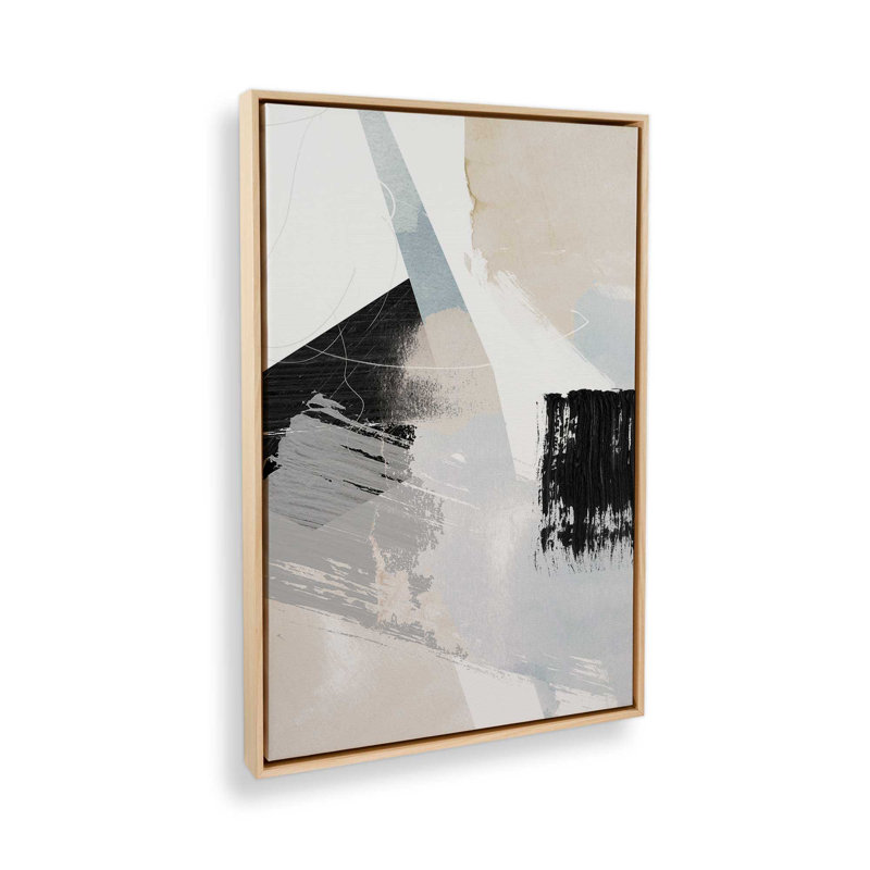 Chalk Echo Study I, H 18,75 po x l 12,75 po, Impression encadrée sans passe-partout, Érable américain