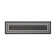 Double Border Machine Tufted Performance Dark Gray/White Rug