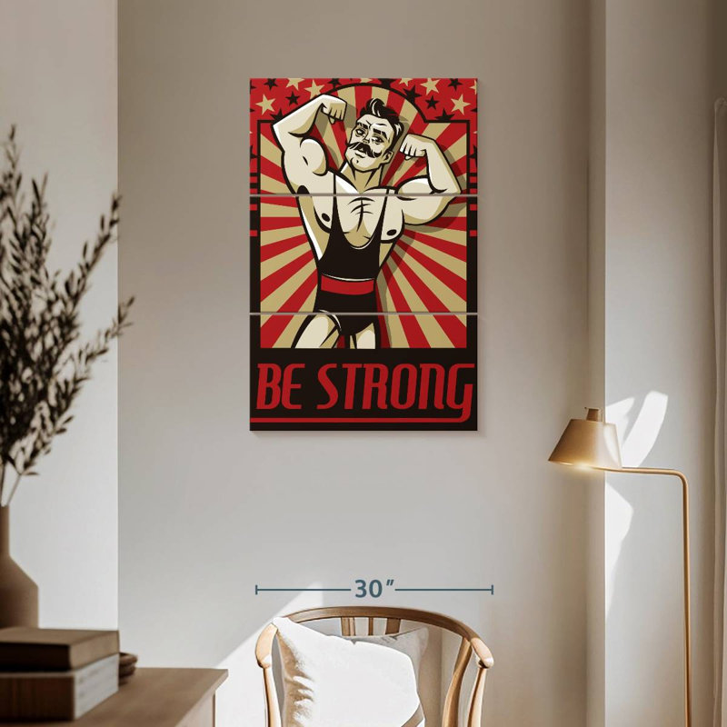 Sireci Be Strong Poster, 57'' H x 36'' W