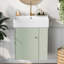 Meuble-lavabo flottant moderne de 21,6 po storage Rangement sur le côté droit-547391741