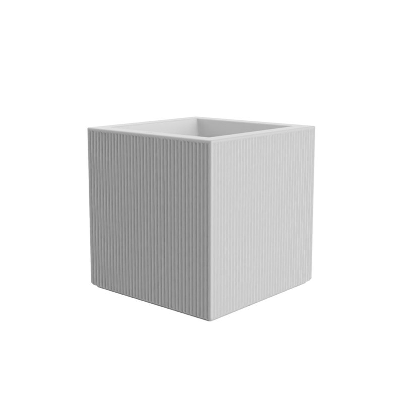 Gatsby - Prisma Planter - Basic, 23.50" H x 23.50" W x 23.50" D, White