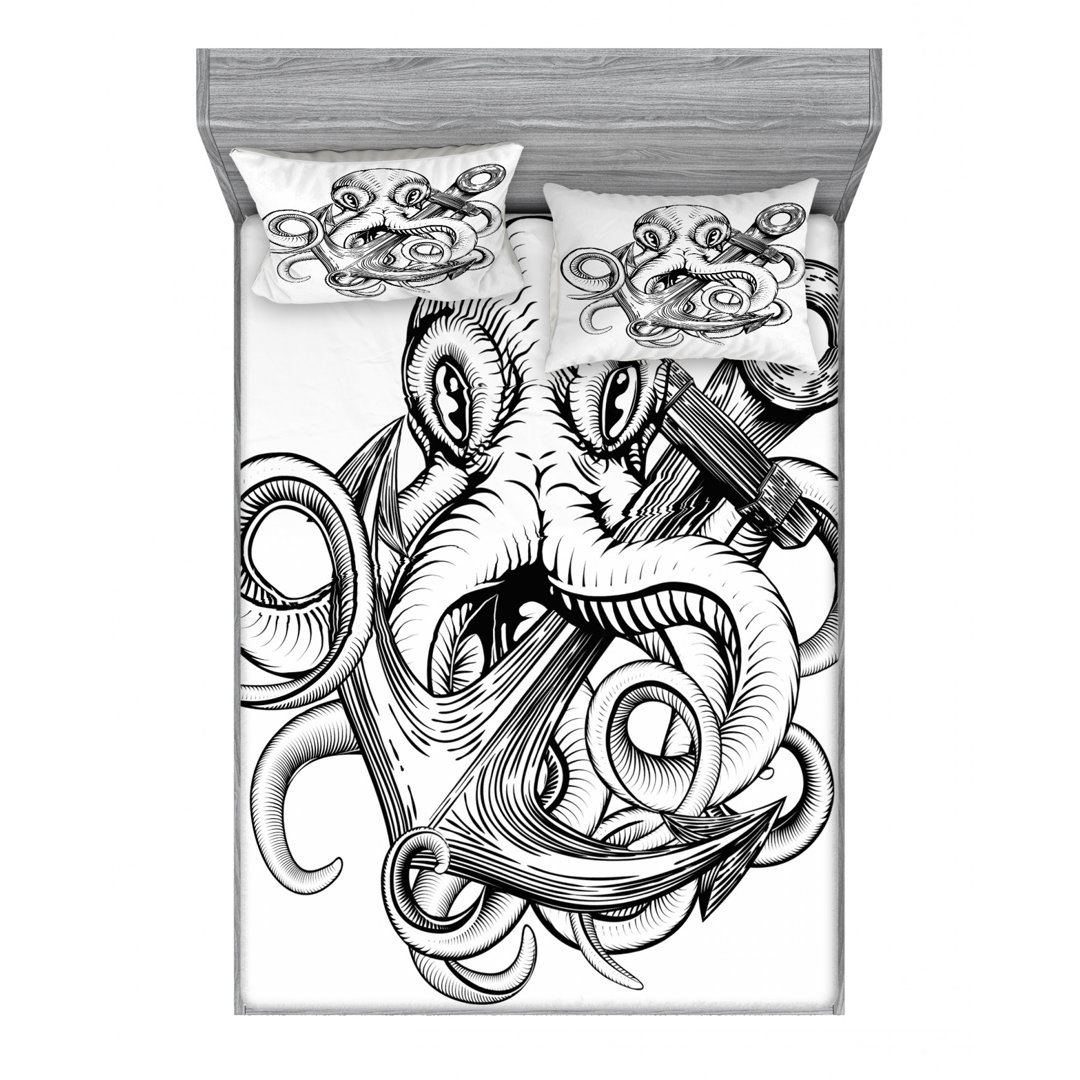 Microfiber Sheet Set Ambesonne 