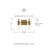 Rochelle Annie Dimmable Aged Brass Vanity Light-1052239135