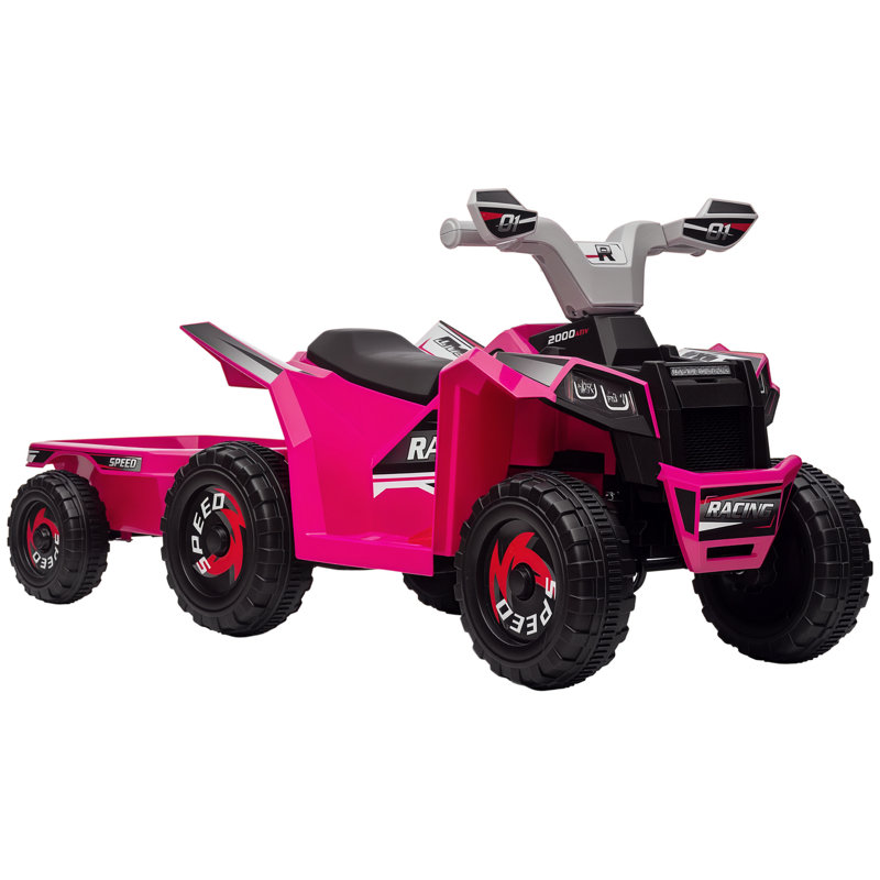 Bettina Zoomie Kids Battery Powered Ride On, Pink