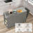 53" Kitchen Island, Tilt Out Trash Can Holder & Solid Wood Top, Breakfast Bar W/3-Layer Side Shelf, Large Storage Cabinet W/Adjustable Shelve-955699977