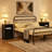 Anitrea 2-Drawer Wooden Nightstand with Open Shelf-1981873