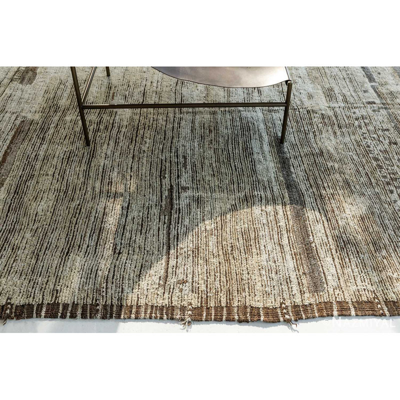 Tapis moderne délavé Earthy Tones