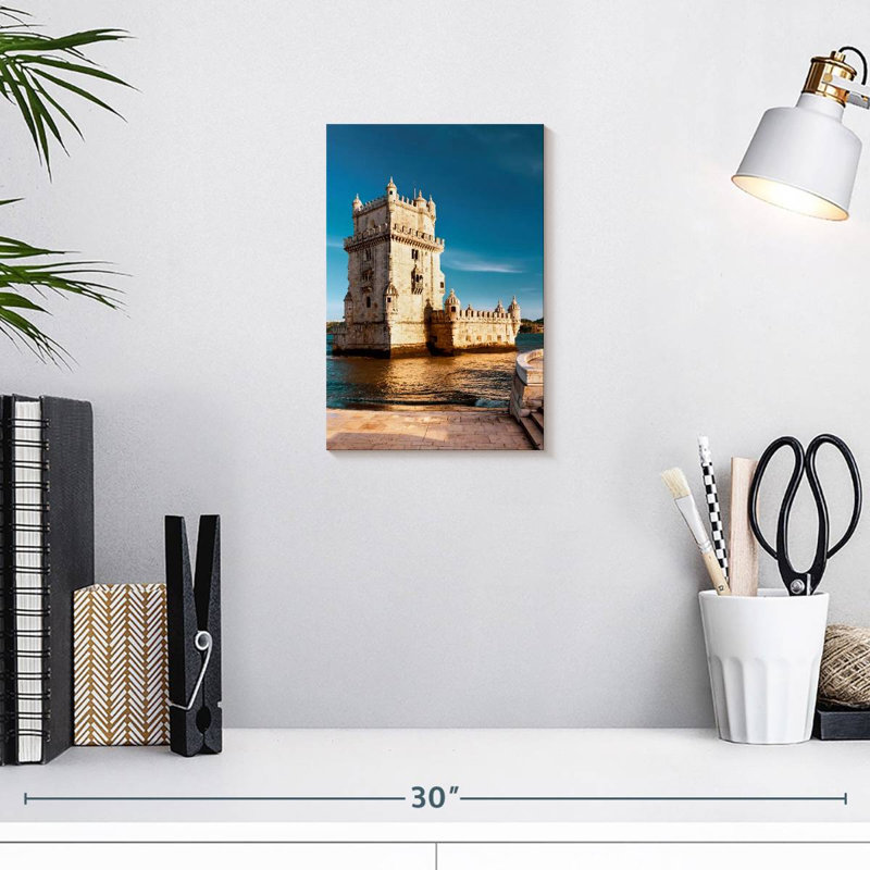 Aime Belem Tower By The River, 12" H x 8" W
