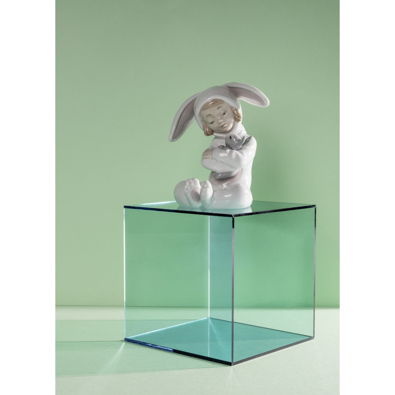 Bunny Hugs Boy Figurine