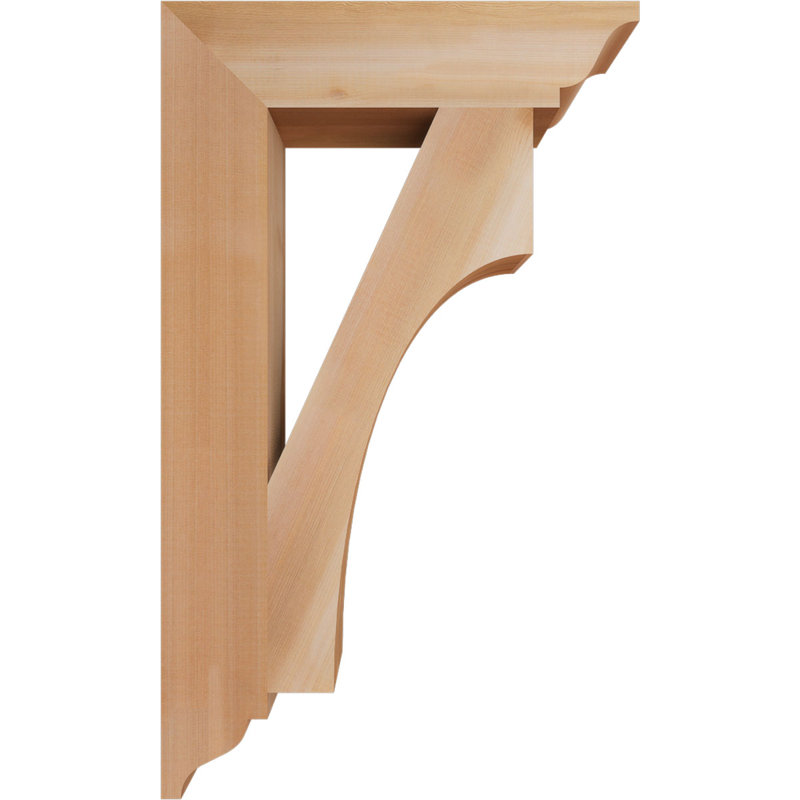 Support traditionnel Westlake, Cèdre rouge de l'Ouest, Lisse, H 30 po x l 3,5 po x P 18 po