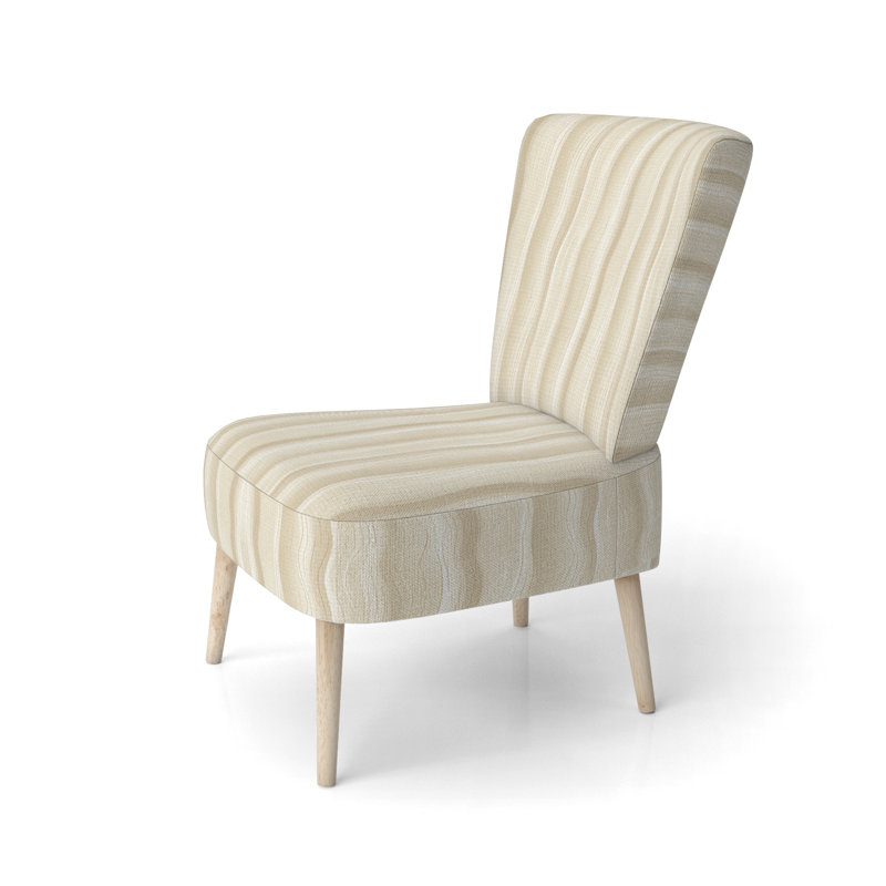 Zen Harmony - Chaise d'appoint rembourrée moderne et contemporaine
