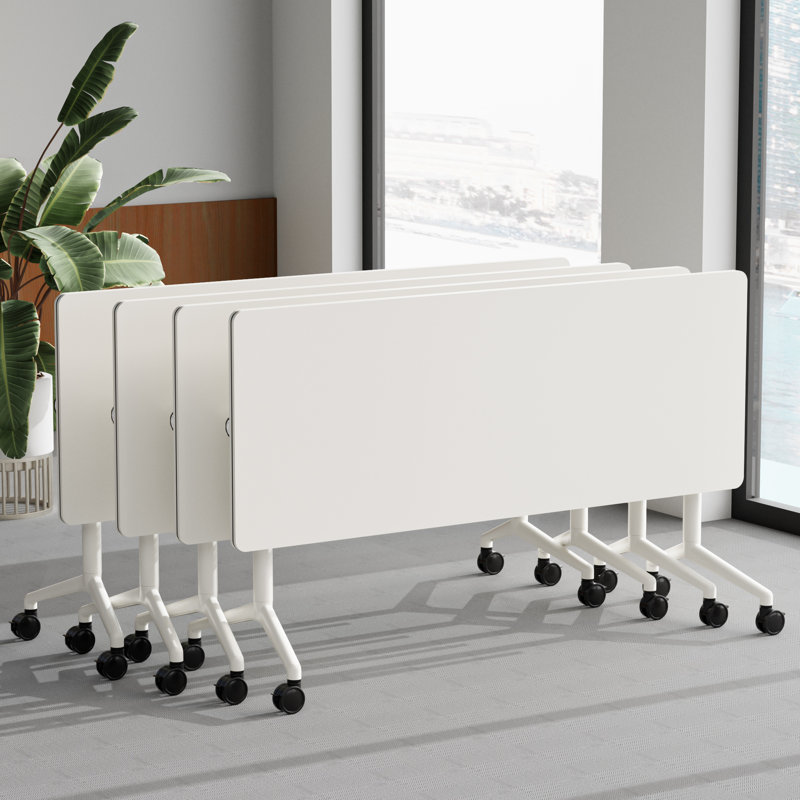 Niaja 63'' Flip-top Nesting Mobile Training Table BIFMA-Certified (Set of 4)