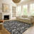 Machine Washable Indoor/Outdoor Chantille ACN2572 Floral Rug-554132794-554132773