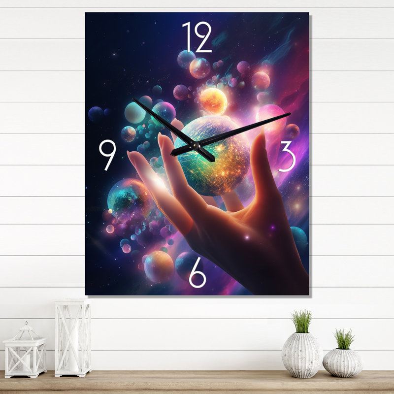 L'Univers dans la paume de vos mains III - Horloges murales Space Very, Très grand