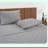 Luxury Sateen Comfort 400 TC Fitted Sheet Set - Hotel Quality Cotton, All-Around Elastic, Easy Care, Smooth & Durable Pillowcase-115841127-115841130