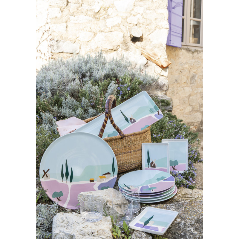 Destination Sud 3 Piece Small Appetizer Plate Set