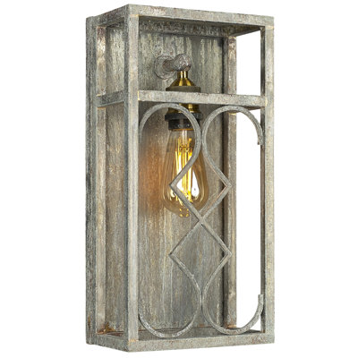 Charleston 1 - Light Dimmable Plug-in Flush Mounted Sconce