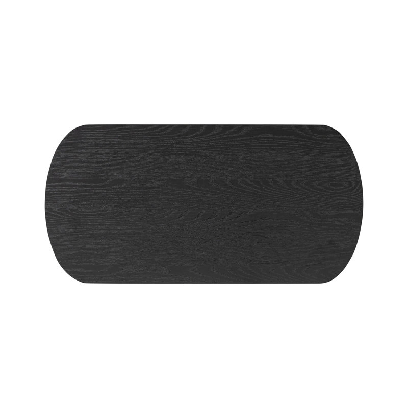 Tolle Nightstand-Drifted Matte Black Veneer