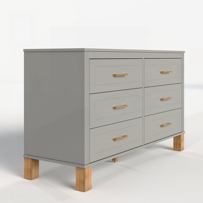 Wooden Entryway Table with Pre-Installed, Gray