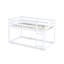 Lit mezzanine simple en bois et caoutchouc blanc massif. Conception. Maximisez l'espace. Instructions d'assemblage faciles et robustes. Capacité de rangement.-501396908