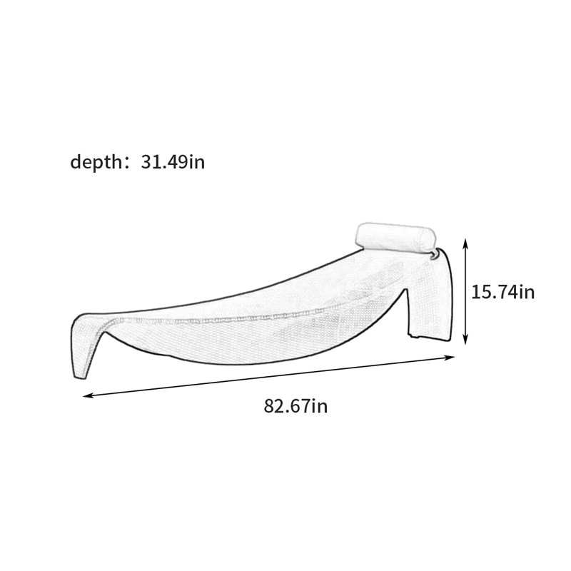 Chaise longue d'extérieur Creative