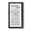 "Bathroom Rules" - Art textuel sur toile-451820804