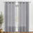 Dawan Faux Linen Semi-Sheer Grommet Curtain Panels-2034590669-2034590659