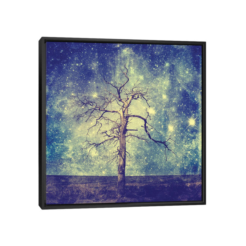 « as old as time », reproduction d’impression sur toile, H 18 po x l 18 po x P 1,5 po, Pas de tapis, Toile avec cadre noir
